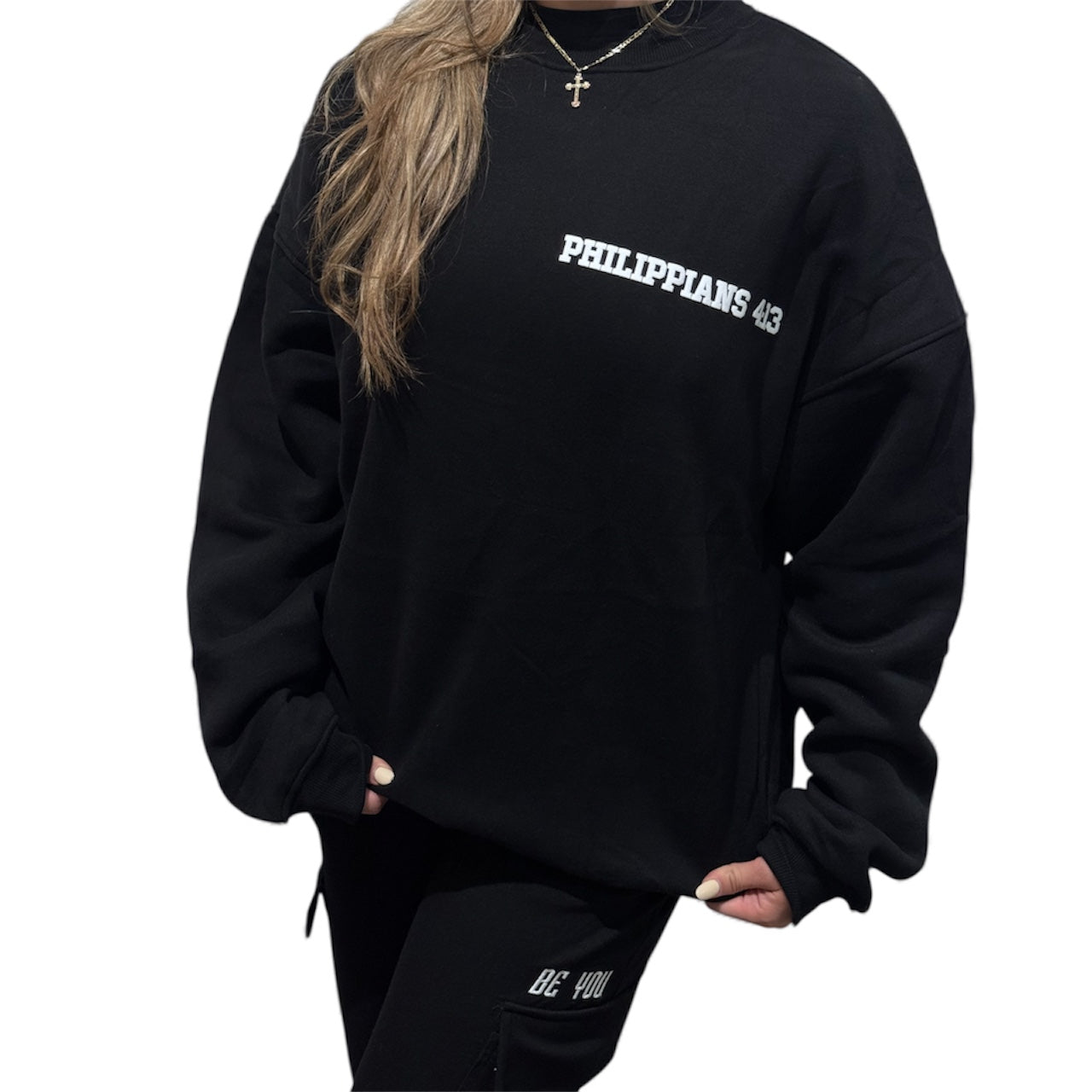 Be you Graceful Oversized Cotton Hoodie