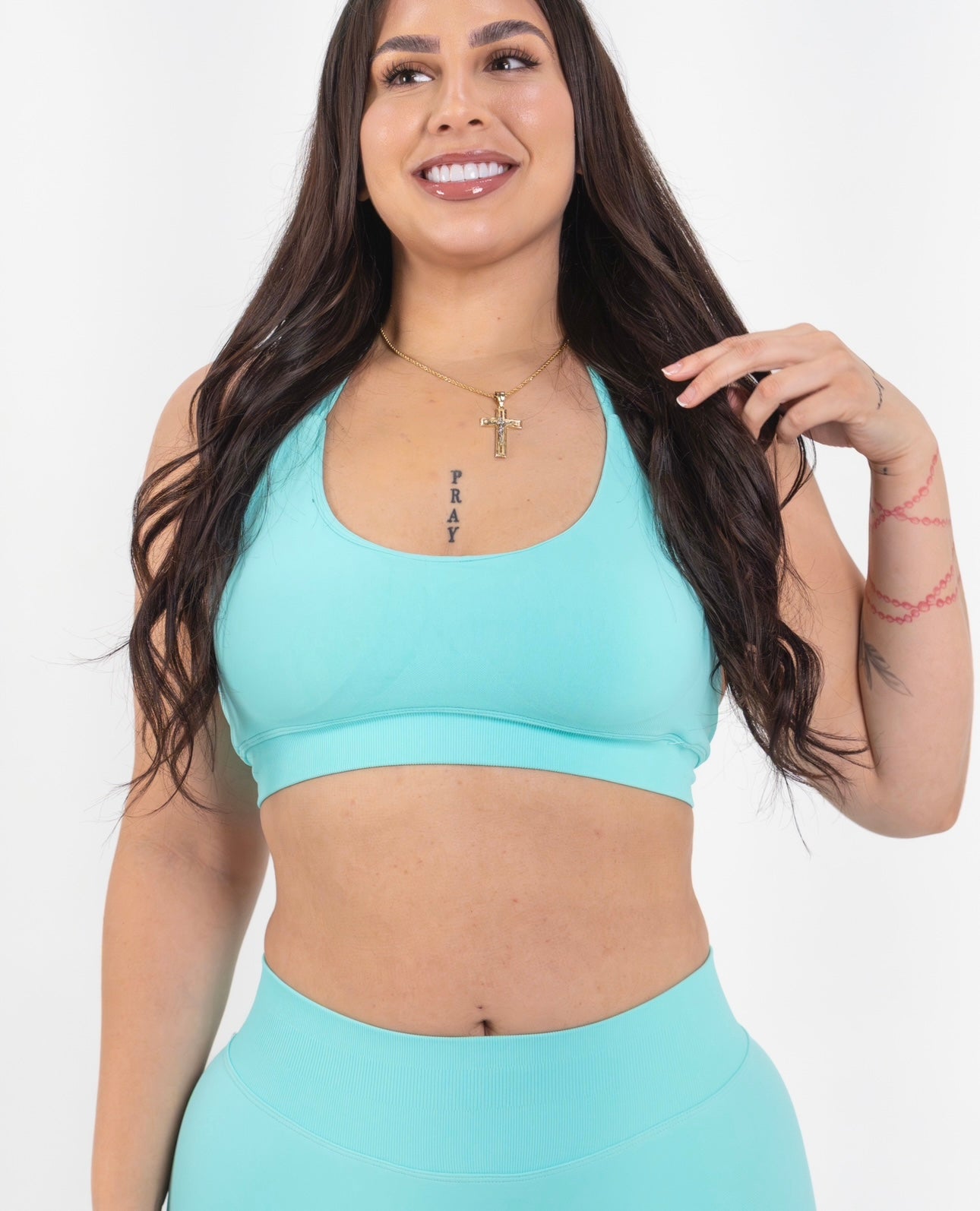 JC Seamless High Neck Sports Bra