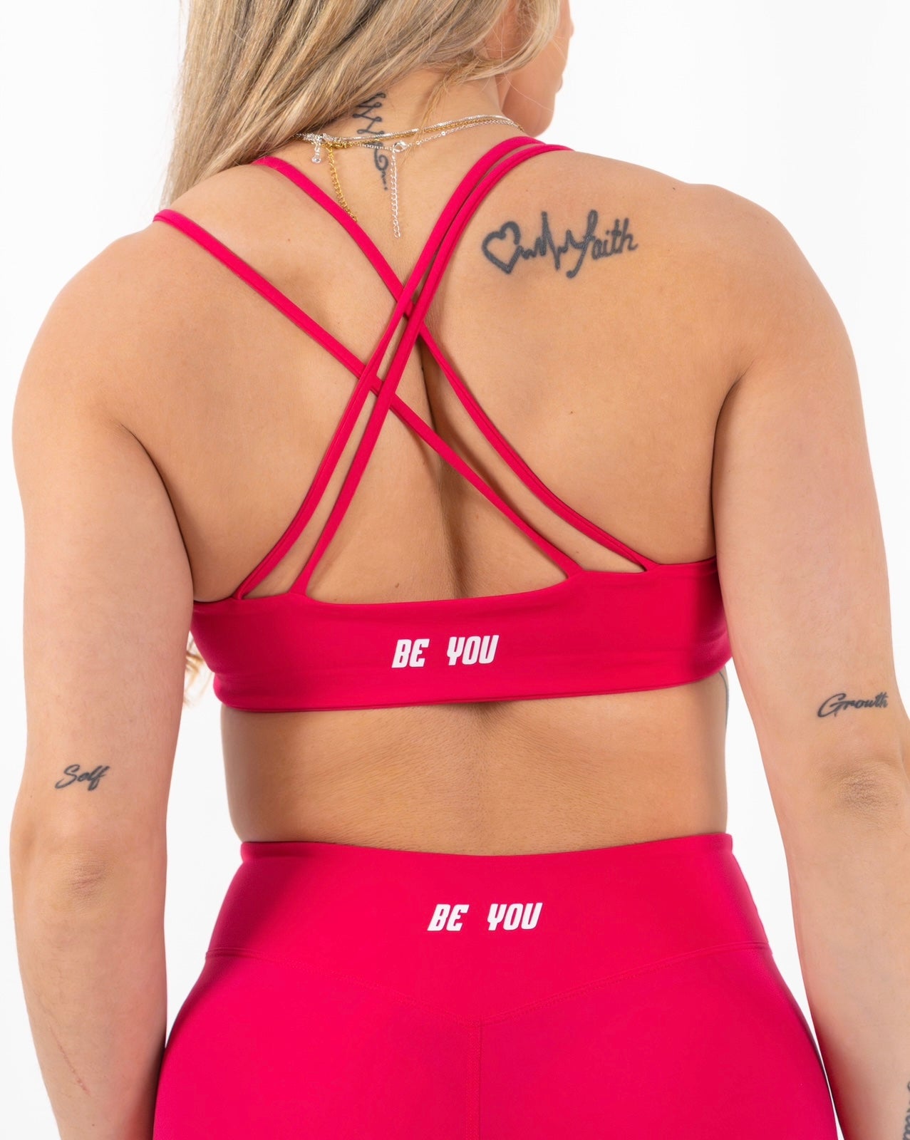 JC Sport Bra Padded. Strappy Criss Cross Cropped